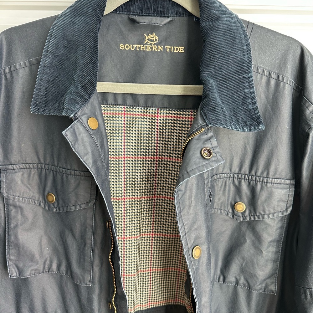 Waxed Cotton Jacket - Southern Tide - Maritime Size Large - Picture 3 of 6